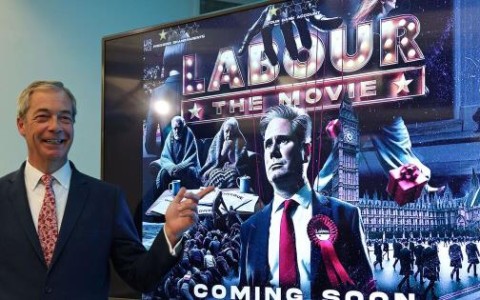Nigel Farage在新视频中讽刺工党，标题为‘Free Gear Keir’和‘rob Rachel’